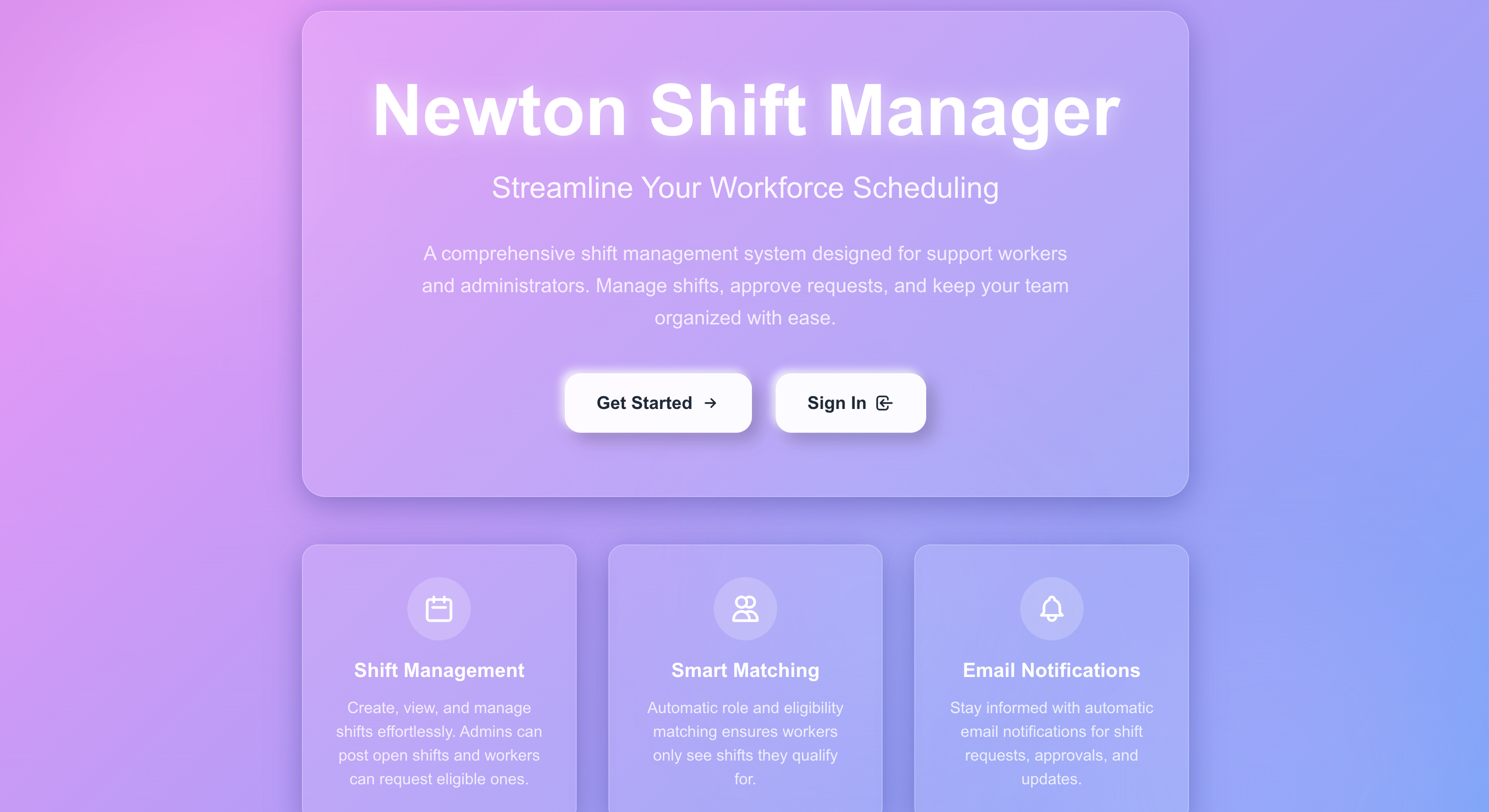 Shift Management System
